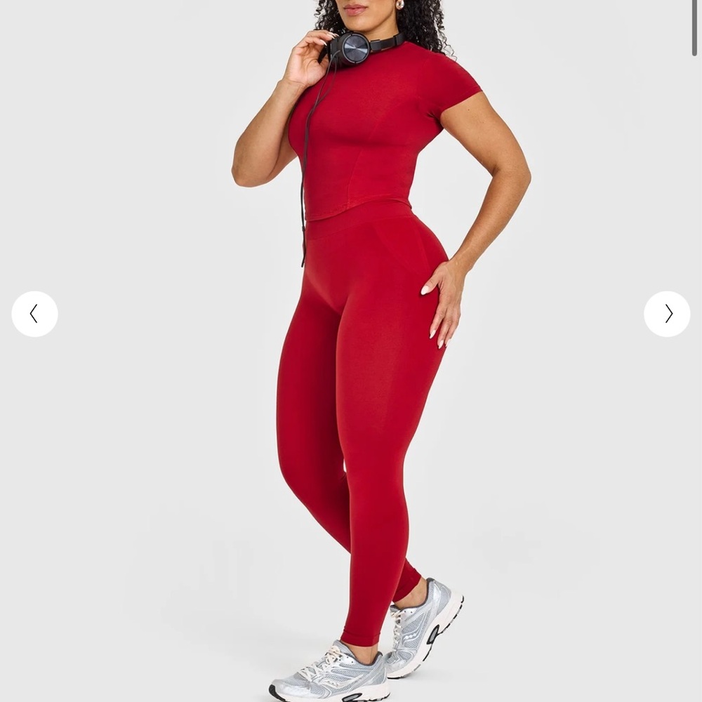Oner active toasted red effortless leggings